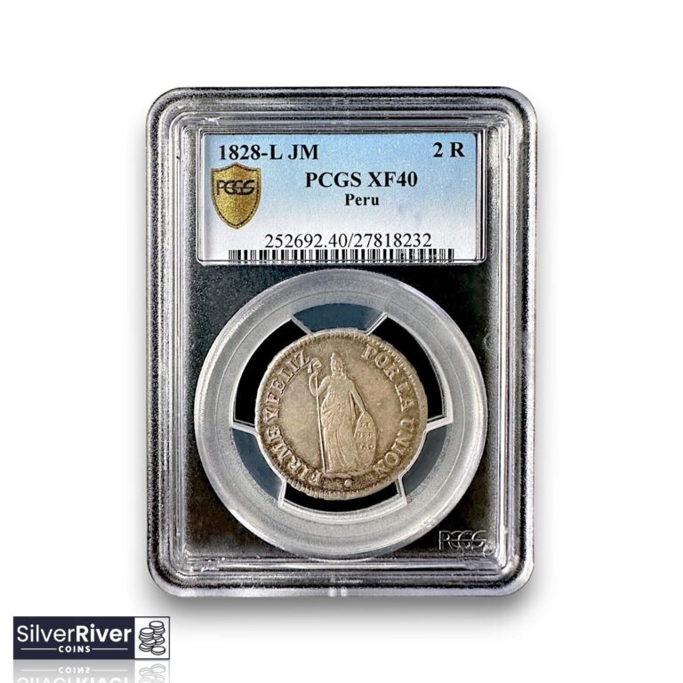 Read more about the article 1828-L JM Peru Silver 2 Reales (*Certified XF40 by PCGS*)