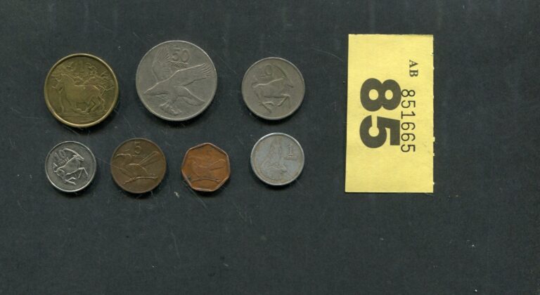 Read more about the article Lot of  7  coins of   Botswana