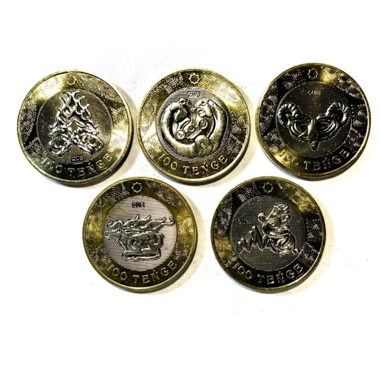 Read more about the article 2022 100 Tenge Saki Style Kazakhstan 5 Coin Set COLLECTION