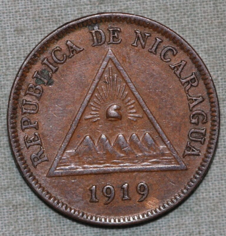 Read more about the article Nicaragua 1919~ Bronze 1 Centavo  ~ 99 ¢ Tracked shipping