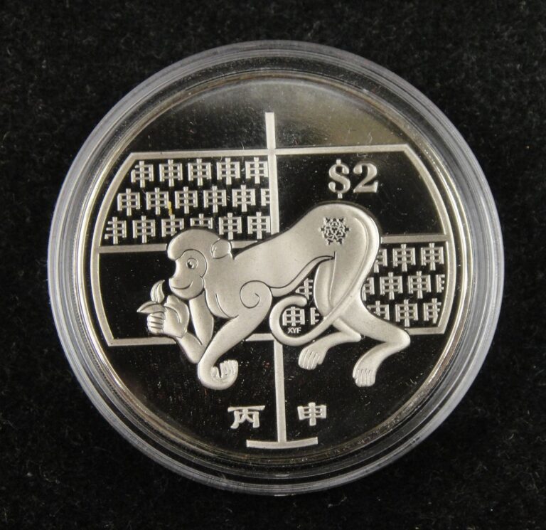 Read more about the article Singapore 2 Dollars Coin 2016 UNC  Year of the Monkey  Chinese Lunar Year