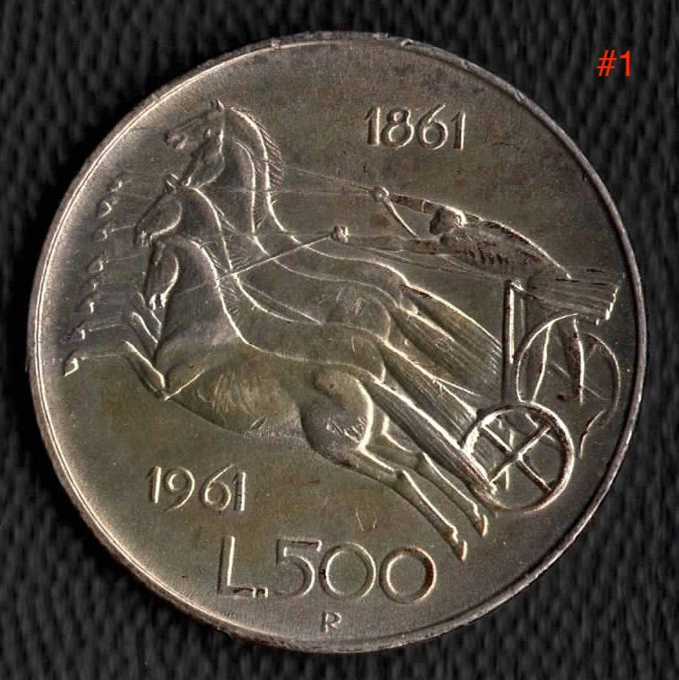 Read more about the article 1961 Italy 500 Lire Silver Coin Italian Unification Centennial