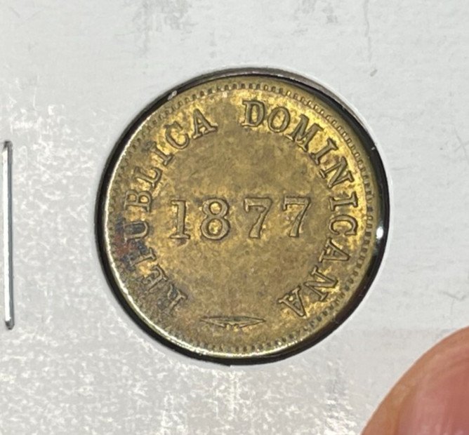 Read more about the article 1877 Dominican Republic One Centavo Coin High Grade