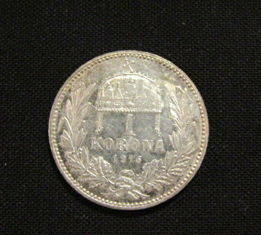 Read more about the article Hungary 1916 1 Korona/Corona Silver Coin