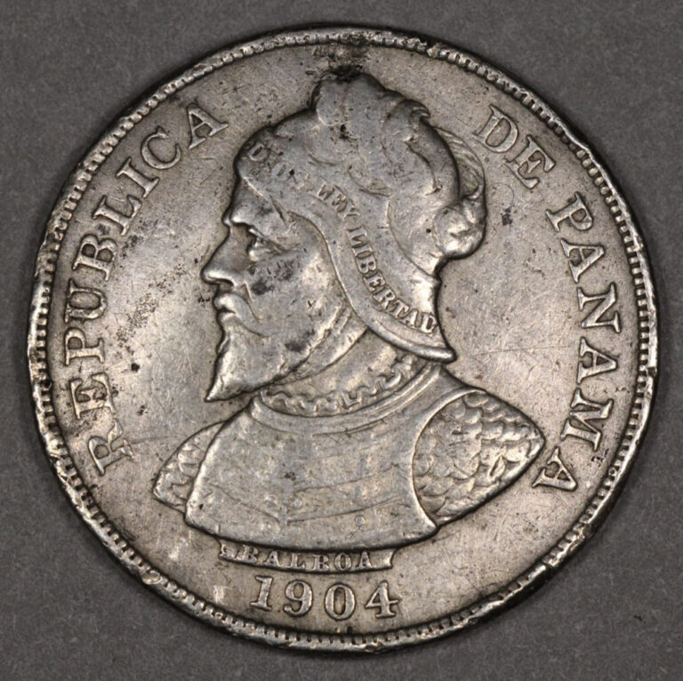 Read more about the article 1904 Panama Silver 50 Centesimos -Damaged-