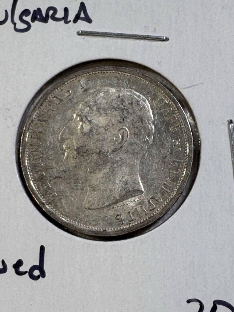 Read more about the article 1913 Bulgaria 1 Lev Silver Coin Cleaned