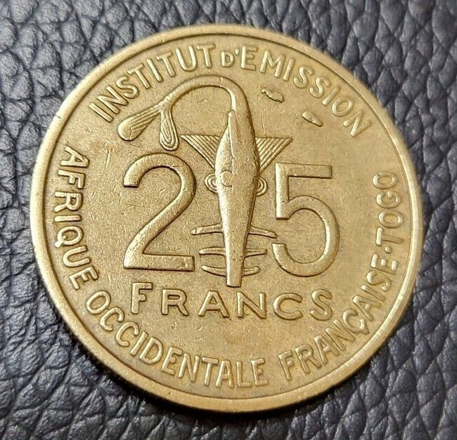 Read more about the article 1957 Togo 25 Francs Coin