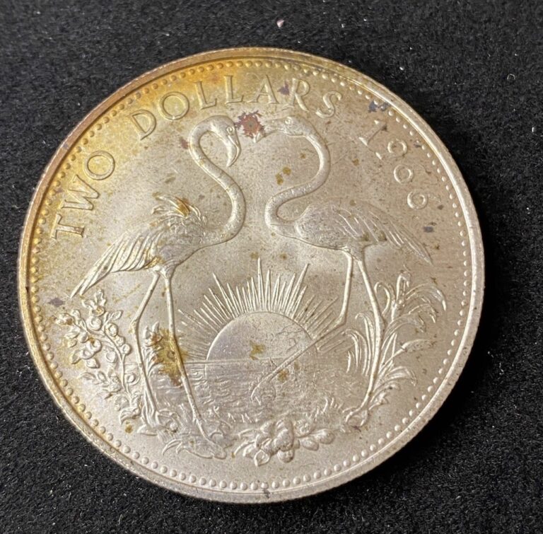 Read more about the article 1966 Bahamas $2 Dollars 0.9250 Silver ASW 0.8862 Free Shipping