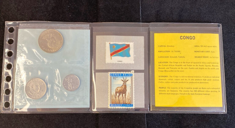 Read more about the article Congo Coin and Stamp Set Foreign Coins Free Shipping