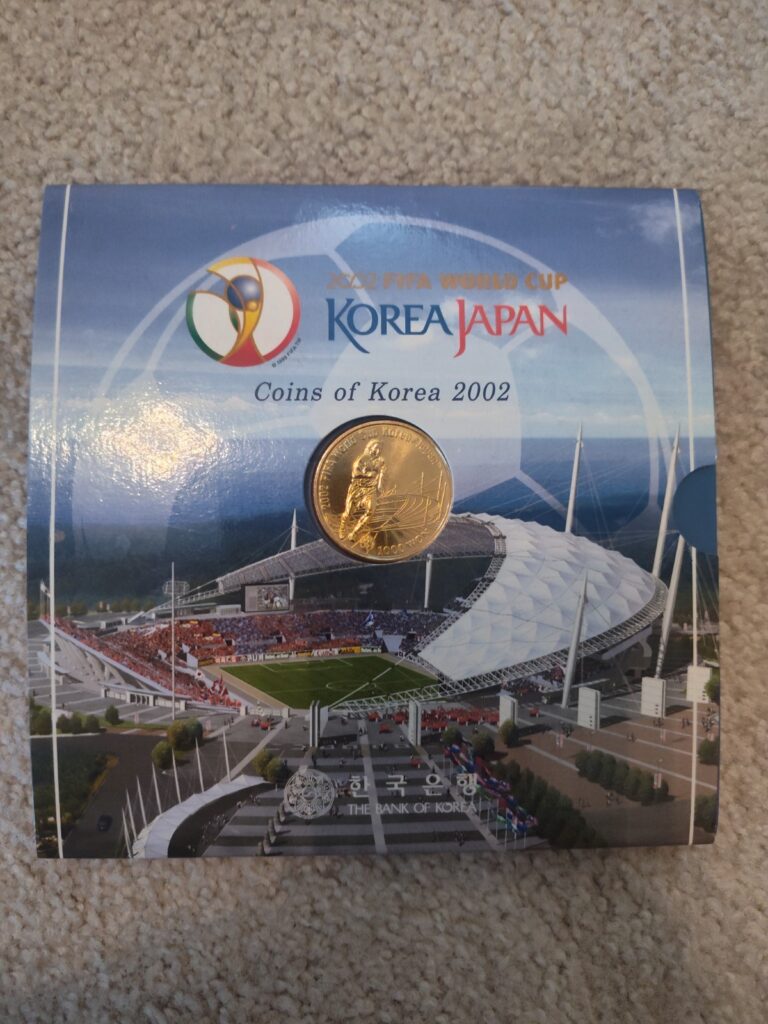 Read more about the article SOUTH KOREA 7 Coins 2002 Mint Set FIFA World Cup 2002 – In Perfect Condition