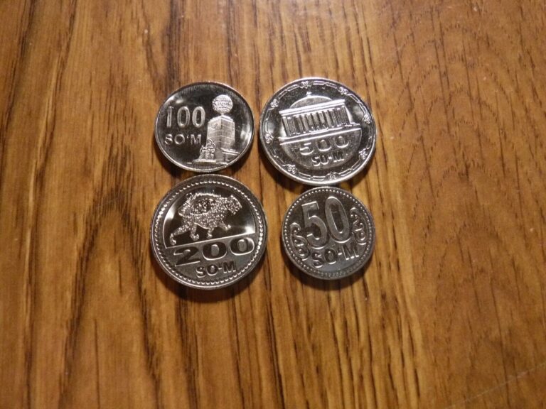 Read more about the article UZBEKISTAN 50  100  200  500 SUM 2018 FOUR UNC. COINS (T554)