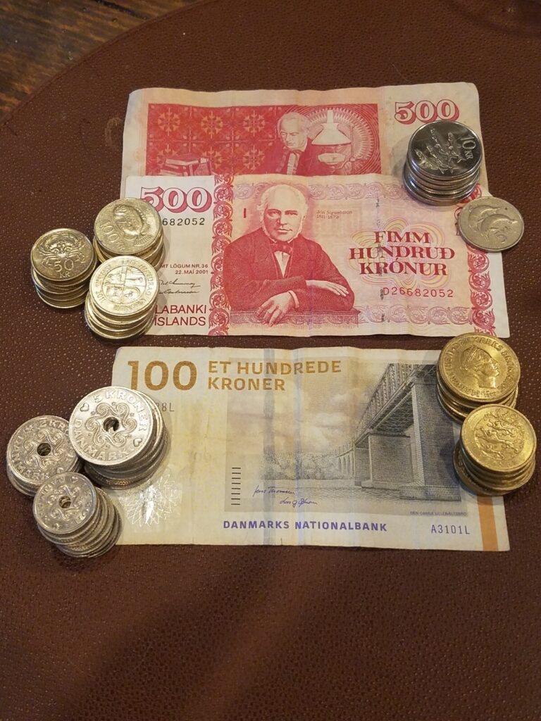 Read more about the article Lot of Denmark Krone and Iceland Krona Currency  Coins and Banknotes