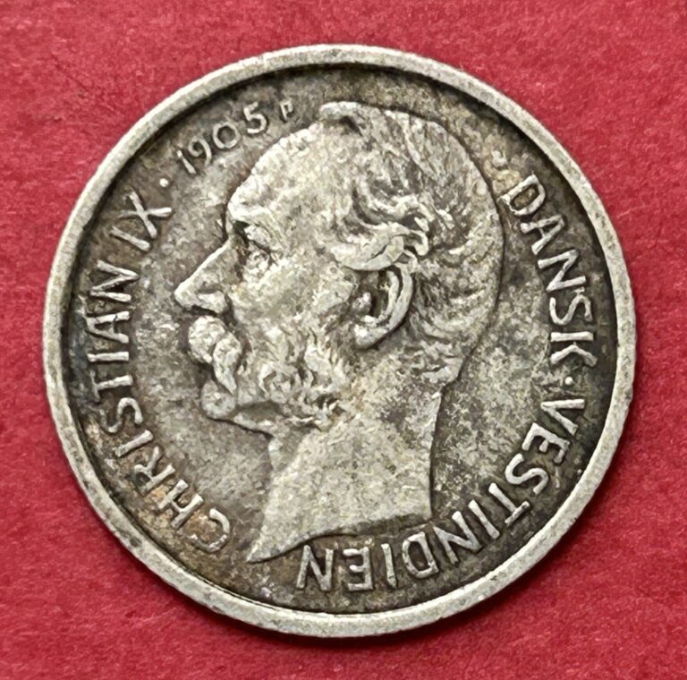 Read more about the article 1905 Danish West Indies 10 Cents Silver Coin