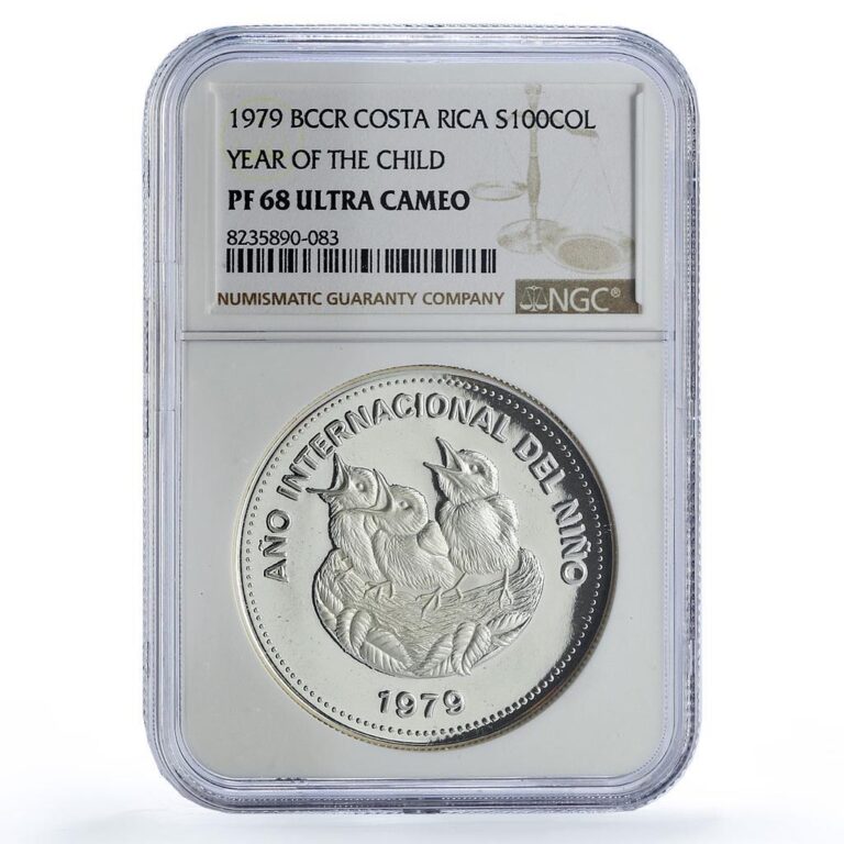 Read more about the article Costa Rica 100 colones UNICEF Save the Children Child Year PF68 NGC coin 1979