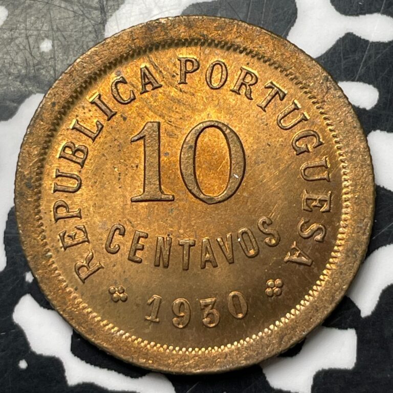Read more about the article 1930 Cape Verde 10 Centavos Lot#MK169 High Grade! Beautiful!