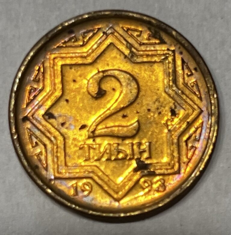 Read more about the article 1993 Kazakhstan 5 Tyin Coin
