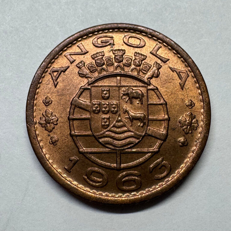 Read more about the article 1963 Angola 1 Escudo – Beautiful Coin – #B-031
