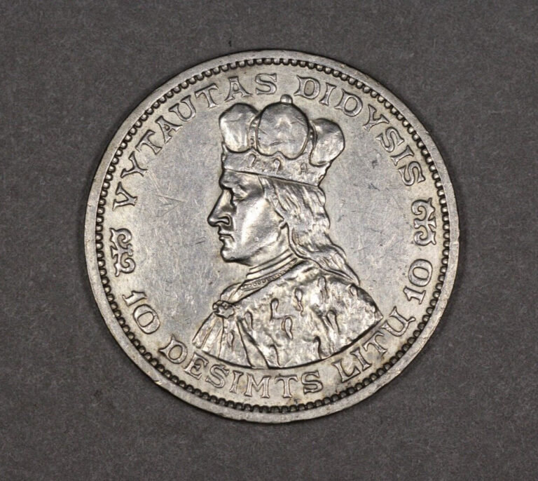 Read more about the article 1936 Lithuania Silver 10 Litu