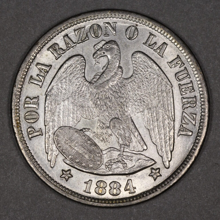 Read more about the article 1884 Chile Silver Peso