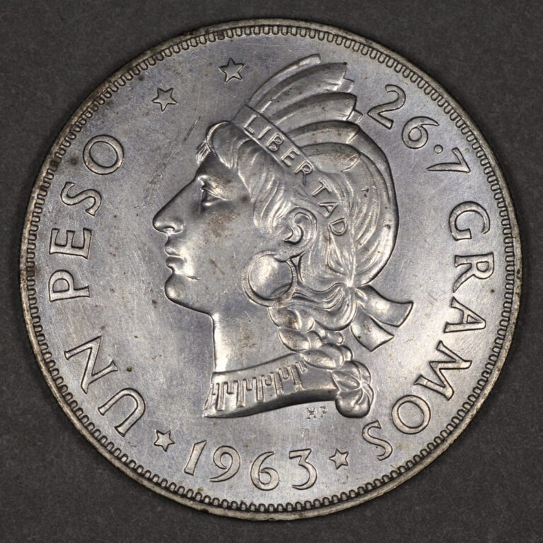 Read more about the article 1963 Dominican Republic Silver Peso