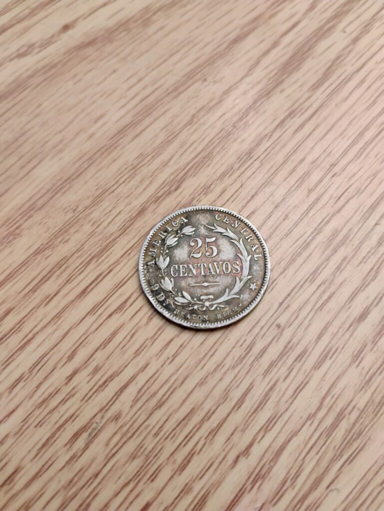 Read more about the article COSTA RICA 1892 25 CENTAVOS SILVER COIN **NICE CIRCULATED** SHIPS FREE!!