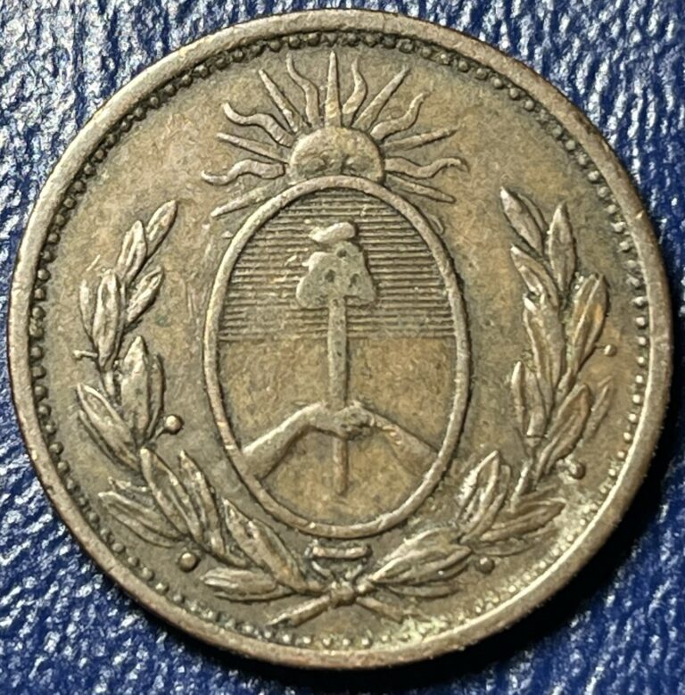 Read more about the article Circulated But Attractive 1822 Argentina Buenos Aires Un Decimo Coin