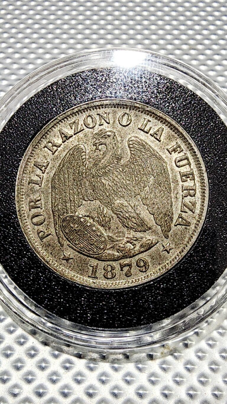 Read more about the article Chile 20 Centavos 1879 Silver Coin
