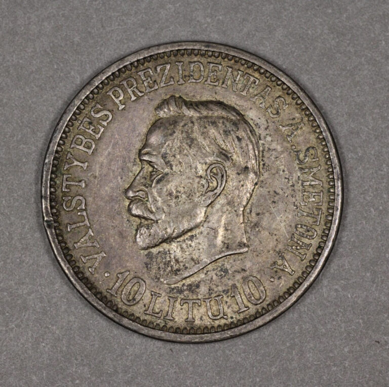 Read more about the article 1938 Lithuania Silver 10 Litu Republic Commemorative