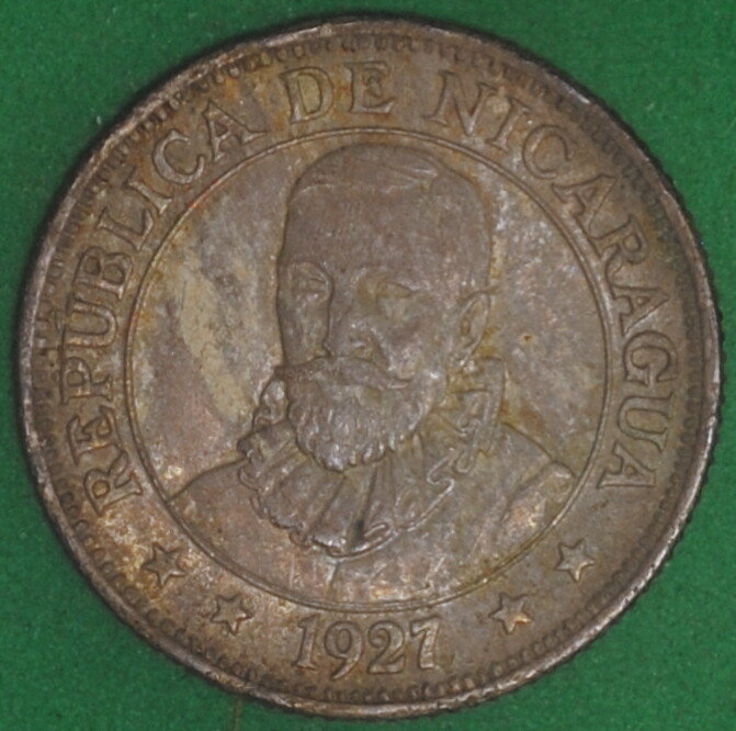Read more about the article 1927 Nicaragua 10 Centavos XF