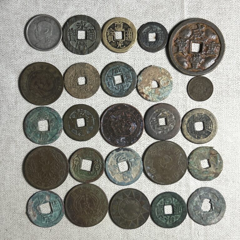 Read more about the article A set of 25 coins from different periods of China 一组25枚中国不同时期的硬币 #079