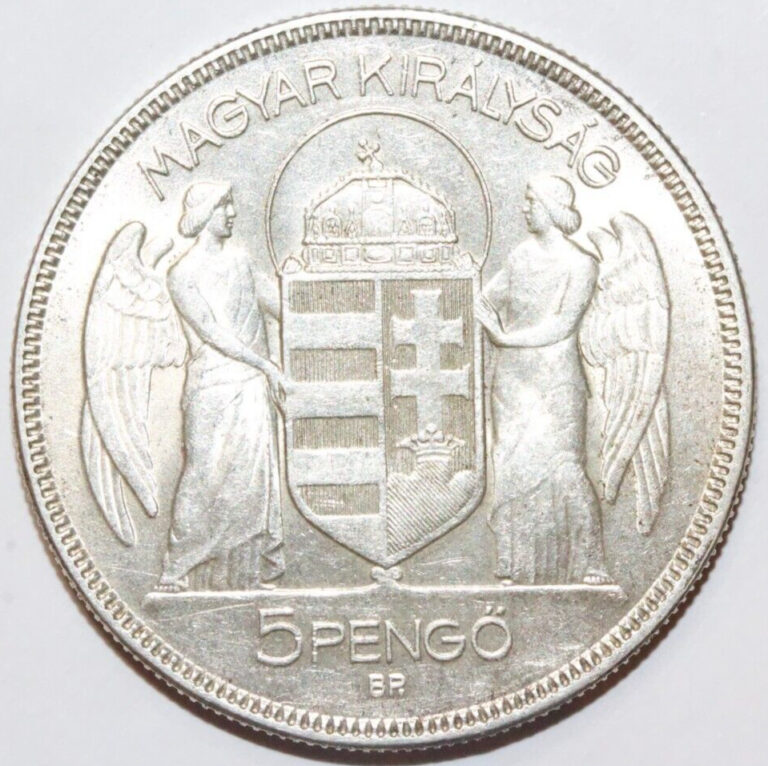 Read more about the article 1930 HUNGARY 5 Pengo silver coin   #0161