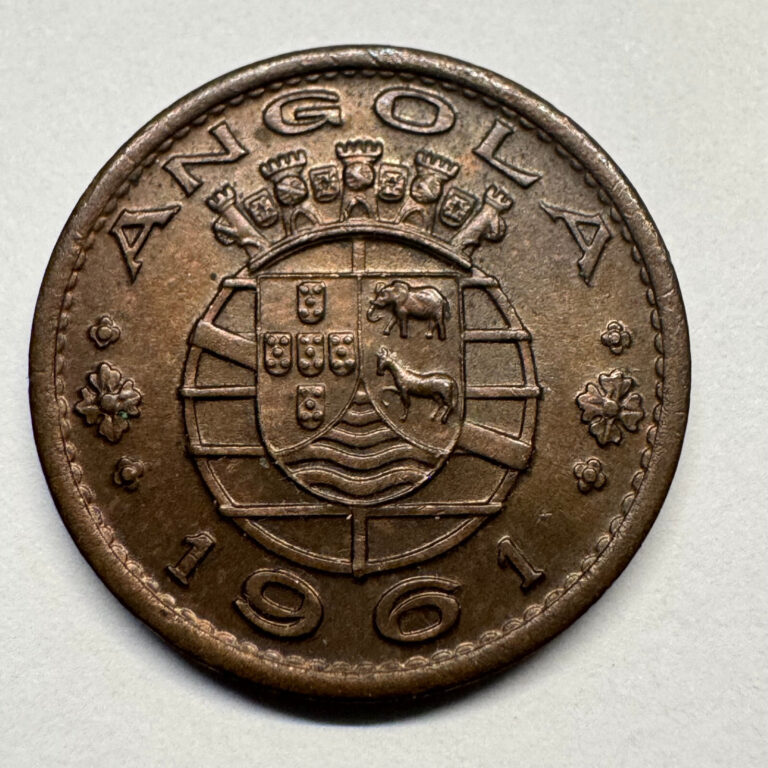 Read more about the article 1961 Angola 50 Centavos – Beautiful Coin – #B-064