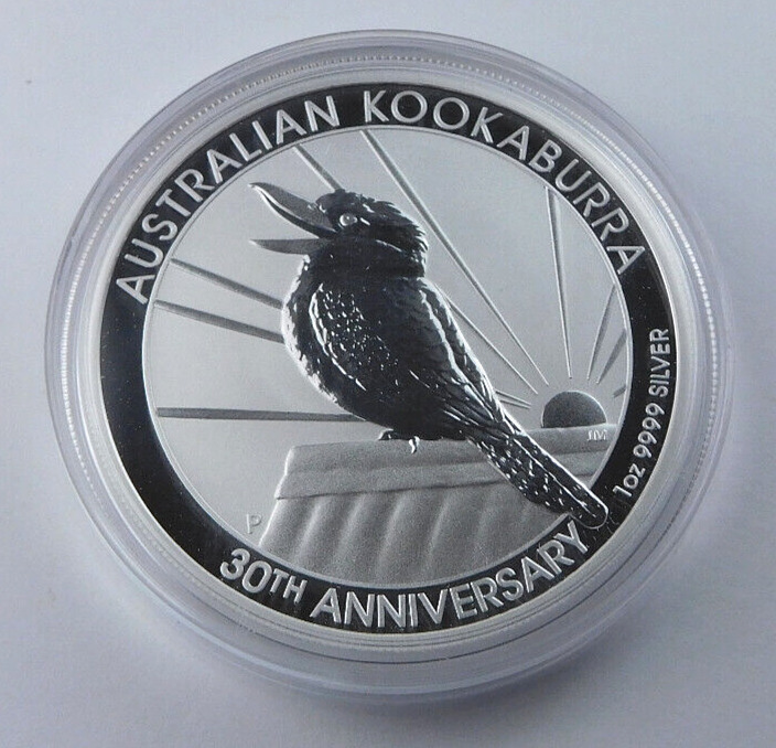 Read more about the article 2020 $1 Australian Kookaburra 30th Anniversary 1 Troy oz .9999 Fine Silver Coin