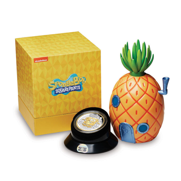 Read more about the article 2024 2 oz Proof Tuvalu Silver Spongebob Squarepants Coin (Box  CoA)