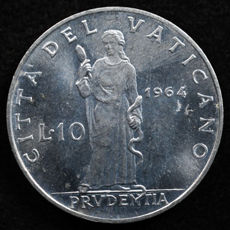 Read more about the article Vatican City 10 Lire 1964  Coin  Inv#E469