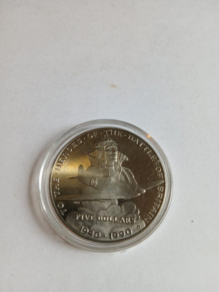 Read more about the article 1990 M MARSHALL ISLANDS 5 Dollars Spitfire Battle Of Britain Coin Commemorative
