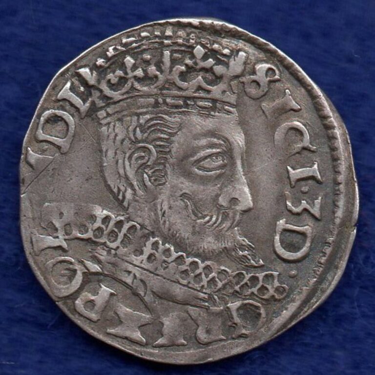 Read more about the article Poland Sigismund III 1597 3 Groschen  Better Grade (Ref. f0472)