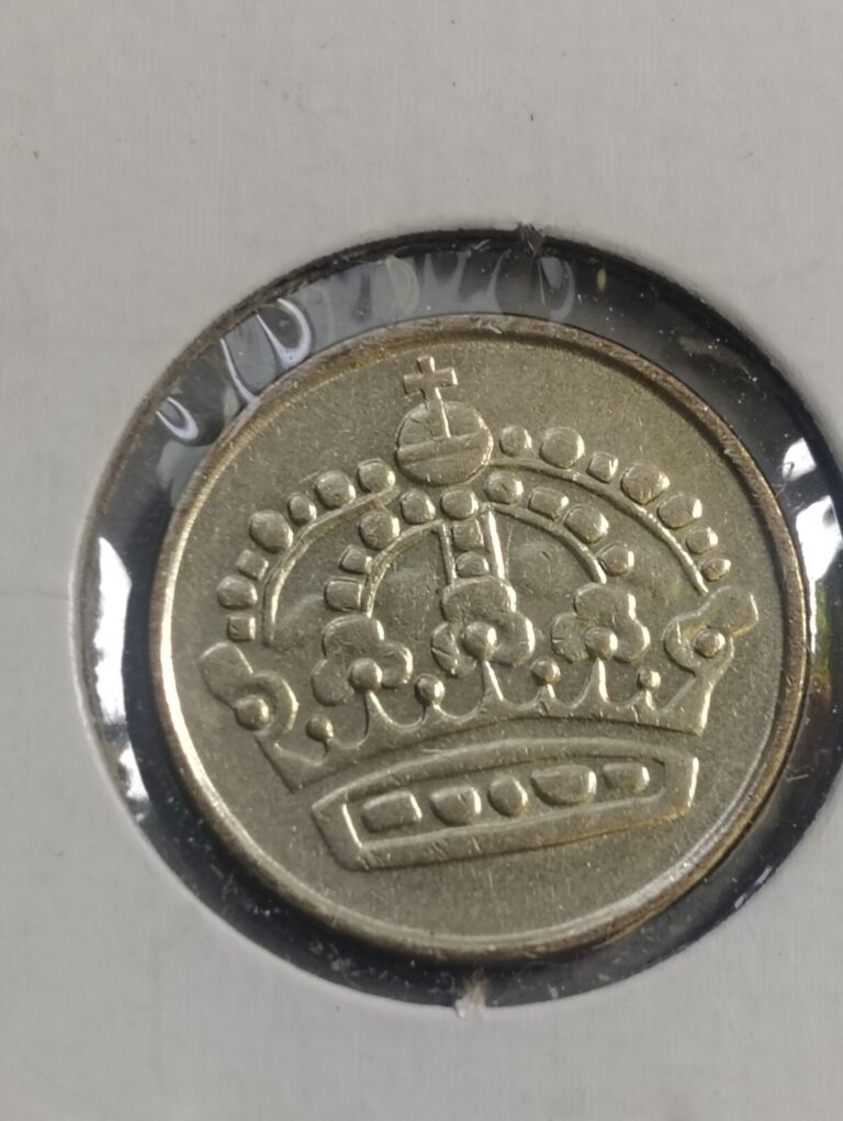 Read more about the article 1959 TS Sweden 25 Ore Silver coin Brilliant Uncirculated low mintage