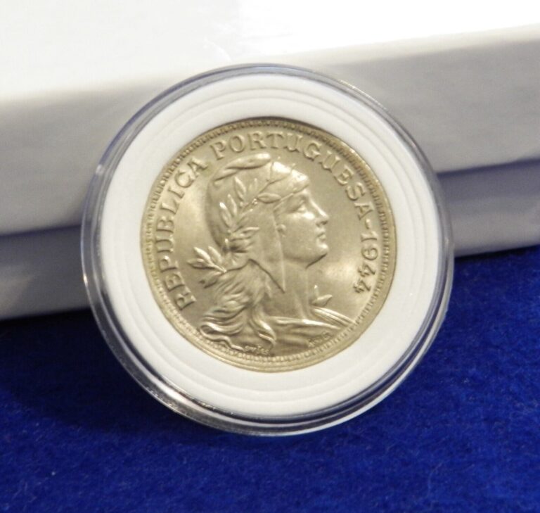 Read more about the article 1944 Portugal 50 Centavos – Beautiful Uncirculated Coin – See Pictures