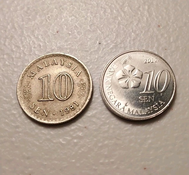 Read more about the article Malaysia 10 Sen from 1981 and 2012 Two Coins