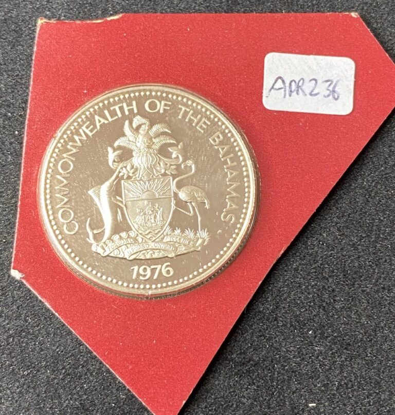 Read more about the article 1976 Bahamas Proof 50 Cents 0.8000 Silver ASW 0.2667 Free Shipping