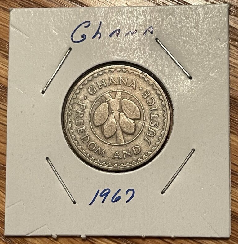 Read more about the article Ghana (West Africa) 10 Pesewas Coin  1967 – Combined Shipping OK