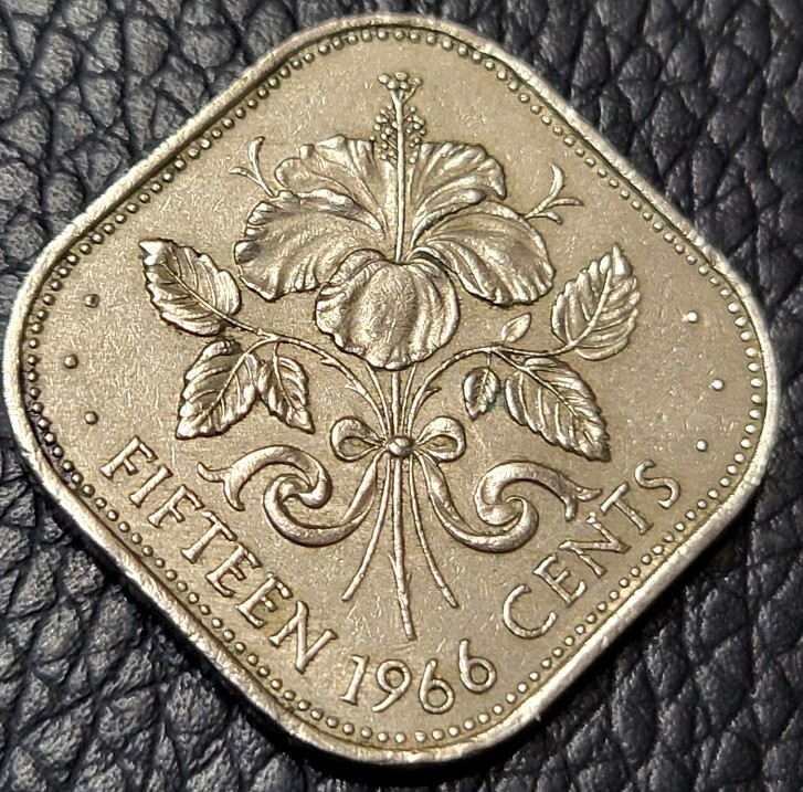 Read more about the article 1966 Bahama Islands 15 Cents Coin