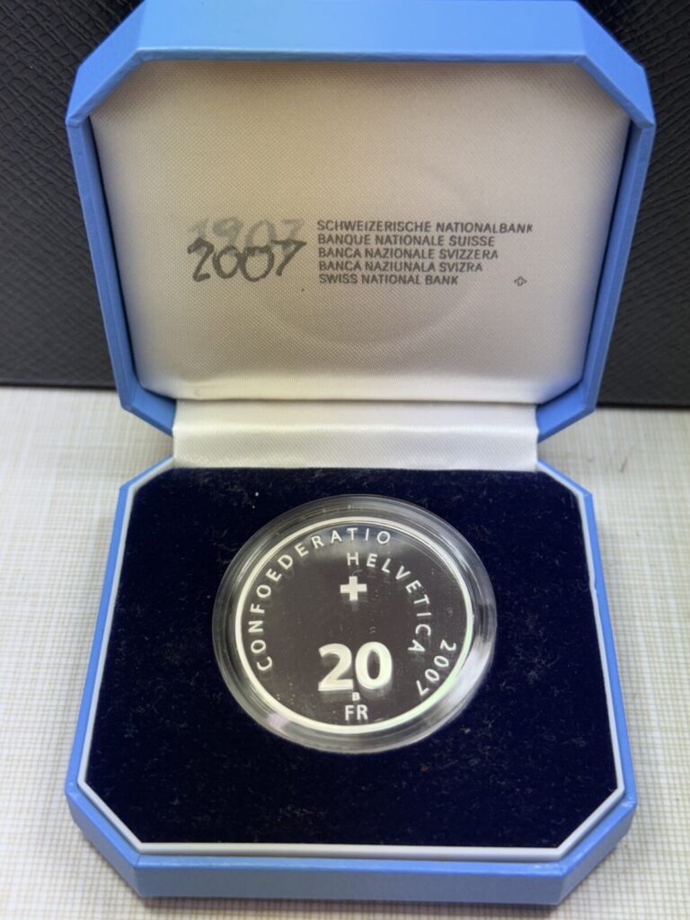 Read more about the article Switzerland Silver 2007 20 Francs National Bank Of Switzerland