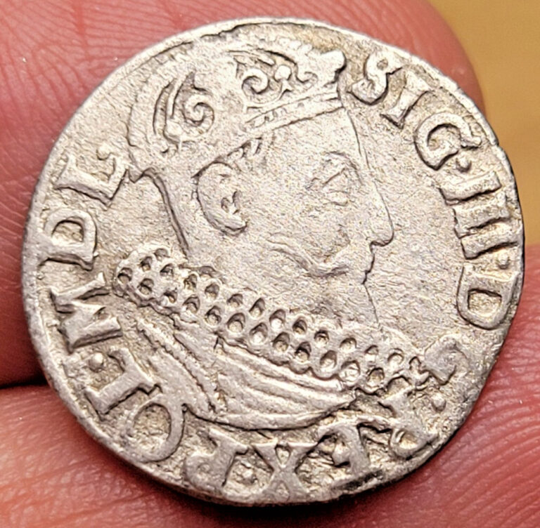 Read more about the article 1621 Poland 3 Groschen Silver coin SIGISMUND III