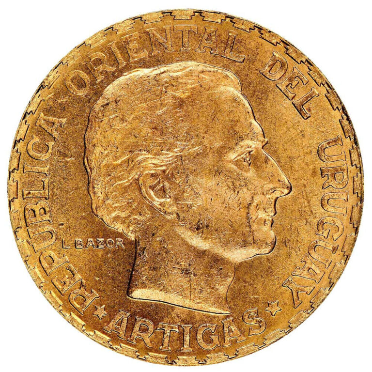 Read more about the article 1930 Uruguay Gold 5 Pesos