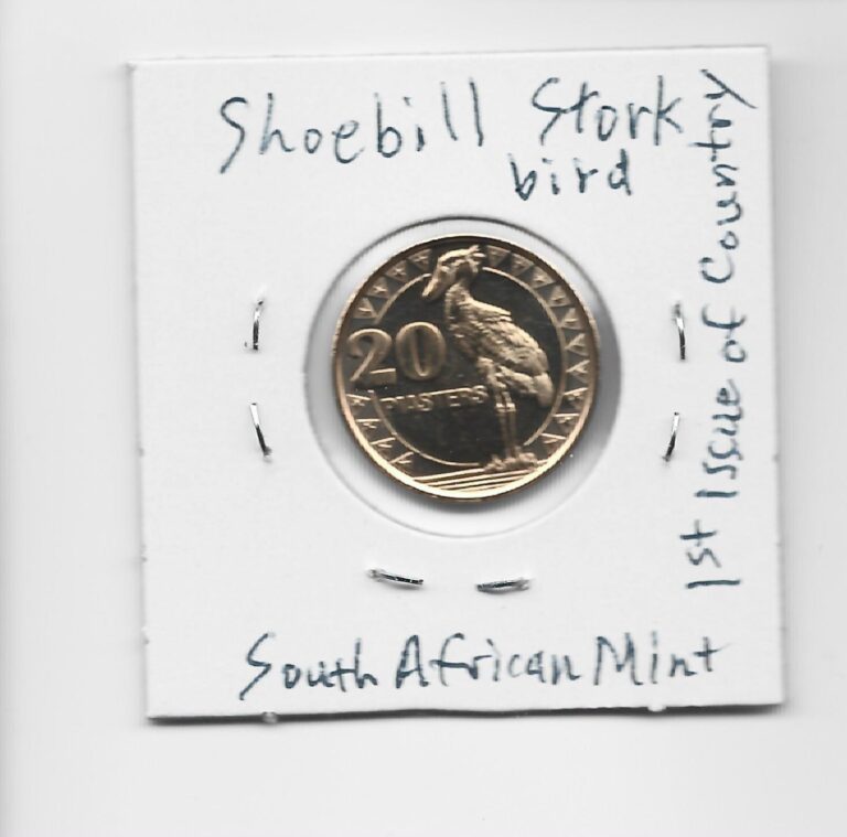 Read more about the article South Sudan 20 Piasters 2015 K2 Shoebill Stork Bird 1st Issue of Country