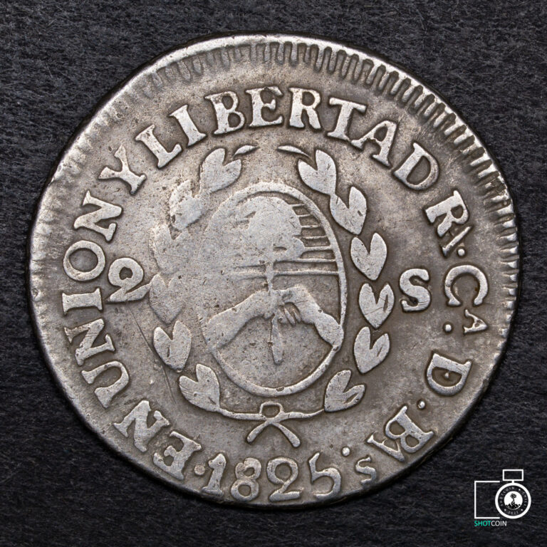 Read more about the article Argentina  2 Soles 1825  La Rioja mint  Silver coin