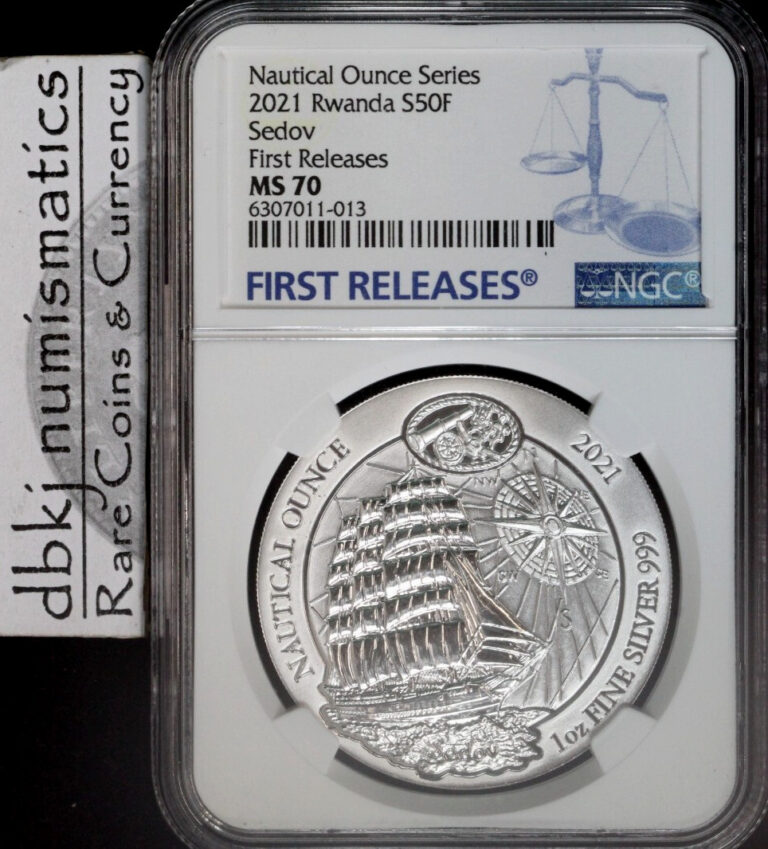Read more about the article 2021 Rwanda Nautical Ounce – Sedov – 1 oz Silver 50 Franc NGC MS70 First Release