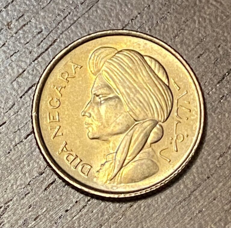 Read more about the article 1952 Indonesia 50 Sen  Nice Foreign Coin  Circulated  KM# 9  Free Shipping !!